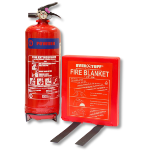 2 Piece Domestic Fire Safety Set